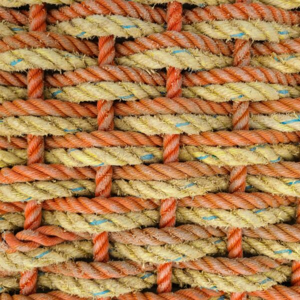 Orange & Yellow Reclaimed Double Weave